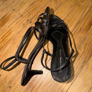Bandolino Black Strappy Heels